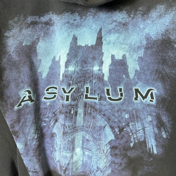 Disturbed Asylum Band Hoodie Adult Small Black Big Print Rock Sweatshirt 2010 - Picture 10 of 15